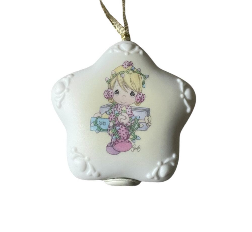 Precious moments Christmas Ornament Star Collectables 2003 Xmas gifts Y2K